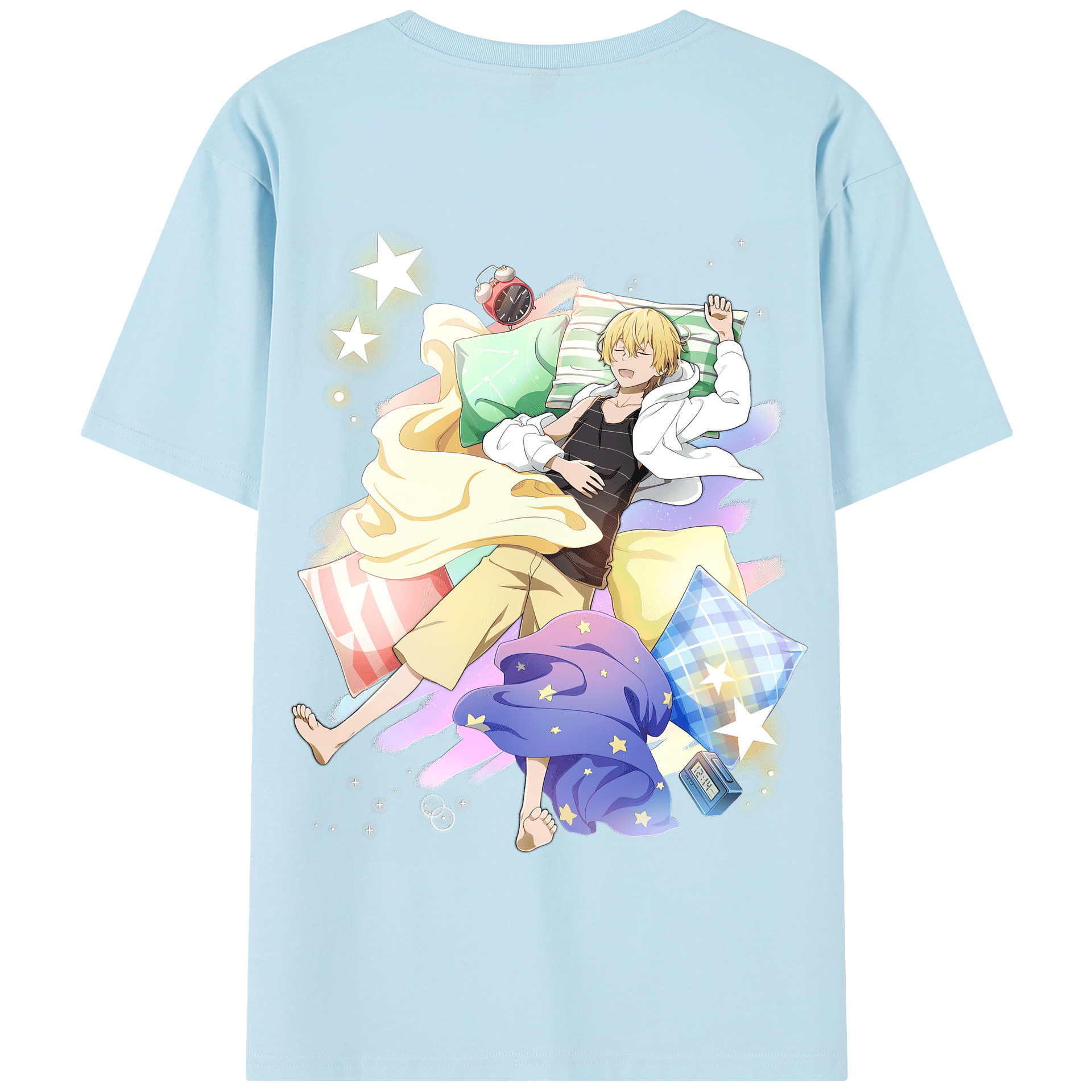 （画像用） 文豪ストレイドッグス Bungo Stray Dogs 綿100％半袖Tシャツ（背面プリント）